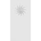 Ekena Millwork Standard Foster Spiral Plinth Block With Square Edge, 3 1/2"W x 7"H x 1"P PBP035X070X100FOS12 - alternate 4